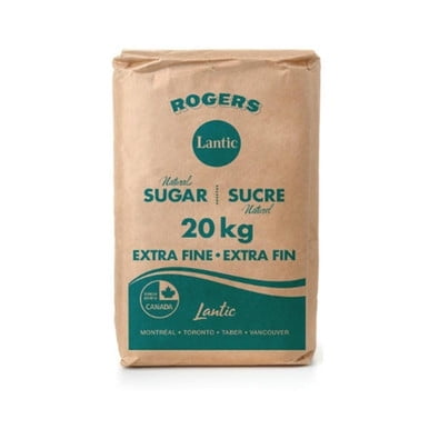Rogers Extra Fine Granulated Sugar 20 KG/44 LBS