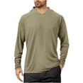 thumbnail image 1 of Besolor Chandails à Capuchon de Protection Solaire UPF 50+ pour Hommes, Manches Longues, Pêche, Randonnée, Course, Légers, Séchage Rapide, 1 of 4