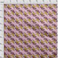 thumbnail image 3 of oneOone Cotton Poplin Fabric Leaves Block Print Fabric By The Yard 42 Inch Wide, 3 of 4