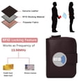 thumbnail image 2 of Credit Card Case Rfid Protection Card Holder Wallet Women Leather With 12 Cards 4 Id Windows & 2 Money Coin Pocket Compartments Wallet Women Small Wallet Women, 2 of 7