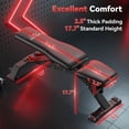 thumbnail image 4 of FLYBIRD Weight Bench, 1200LBS Weight Capacity Strength Training Bench Heavy-duty Adjustable Workout Bench, 4 of 8