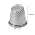 thumbnail image 3 of DIY Knitting and Manual Sewing Tool Set for Craft Enthusiasts 10pcs Plated Metal Thimble Cap for Needlework and Thread Work Hobby Accessories, 3 of 8