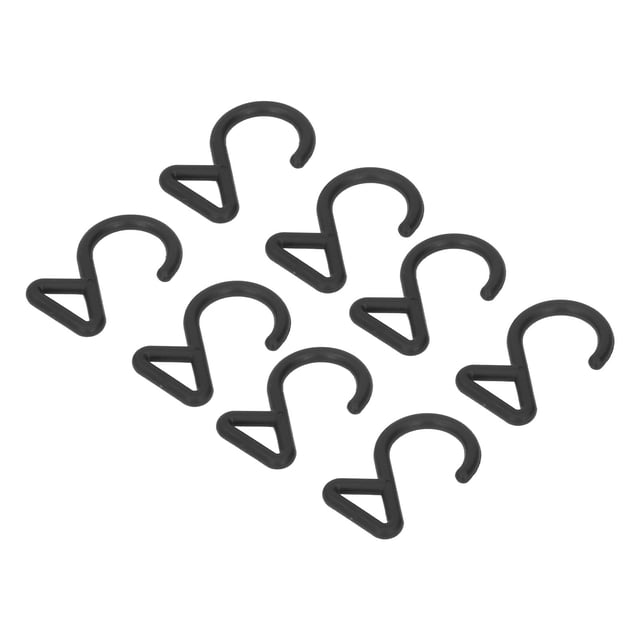 Crochet Tournant, Résistance à l'Usure 2 Crochets de Suspension en Forme de Roulement Solide 60 PCS pour le Diamètre Intérieur de la Verrière 2cm / 0,8 Po, Diamètre Intérieur 2,5cm / 1,0 Po