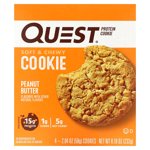 Quest Nutrition, Protein Cookie, Beurre d'arachide, 4 Faites votre valise, 2.04 oz (58 g) Chacun