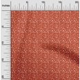 thumbnail image 2 of oneOone Tissu Velours Rouge Floral Projets de Couture Tissu Imprimé au Mètre 58 Pouces de Large, 2 of 5