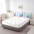thumbnail image 4 of Little Mermaid 7 Piece Comforter Set Full Bed in a Bag,Gradient Iridescent Fish Scale Bedding Sets Ocean Marine Life Sheet Set with Comforter, 4 of 5