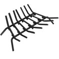 thumbnail image 1 of Costway Grille de Cheminée 25 Pouces en Acier Robuste pour Bois de Chauffage, 1 of 10