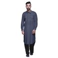 thumbnail image 2 of Atasi Printed Rayon Pathani Kurta With Solid Salwar For Mens Party Wear, 2 of 5