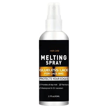 Hair Care Clearance! Bradem 60ml Lace Spray Glue Less Hair Adhesive for Wigs Extra Hold Lace Melting Spray Adhesive Wig Spray for Closure Wigs Extensions Wig Melting Spray Strong Natural Forming Hold