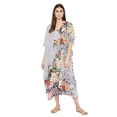 thumbnail image 2 of Caftans Longs pour Femmes Grande Taille Robe Caftan Robe de Soirée Fête Été Plage Robe d'Été Manches Kimono Longues Robes Décontractées en Ligne, 2 of 7