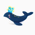 thumbnail image 1 of Hugsmart Whale Dog Plush Toy, 1 of 3