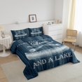 thumbnail image 3 of Erosebridal Rustic Farmhouse Bedding Full Comforter Set, Sailboat Down Comforter, Paddle Decor, Lightweight 3-Piece, 3 of 7