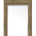 thumbnail image 3 of hometrends Reclaimed Wood Bevel Leaner Mirror 20x60in, 3 of 5