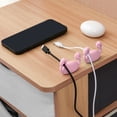 thumbnail image 1 of HOARBOEG Crab Cable Organizer Mobile Phone Charging Cable Data Cable Organizer Storage Bundle Cable Organizer Buckle, 1 of 6