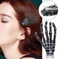 thumbnail image 1 of Héliisoer Accessoires pour Cheveux Pince à Cheveux Main Squelette Halloween Pinces à Cheveux, 1 of 2