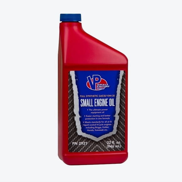VP Racing Oil 2921 SAE 30/10W-30; Used For 4 Cycle Small Engines; Full Synthetic; 1 Quart Bottle; Single