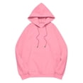 thumbnail image 5 of IMENGL Oversized Winter cotton hooded pullover sweatshirt, Pink L, Size M-5XL, 5 of 5