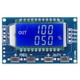 thumbnail image 1 of Adjustable PWM Signal Generator Module with LCD Display - 1Hz-150KHz Frequency Range, 0-100% Duty Cycle, 4 Auto-Switching Ranges, Serial Port Control, 3.3-30V Voltage, Power-Off Parameter Saving for, 1 of 6