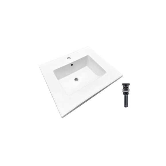 DROP Bath and Kitchen DR091436 Bathroom Vanity Top Set