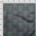 thumbnail image 2 of oneOone Cotton Poplin Fabric Bird & Tree Block Printed Fabric 1 Yard 42 Inch Wide, 2 of 4