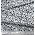 thumbnail image 2 of Soimoi Poly Georgette Fabric Floral Shirting Print Sewing Fabric Yard 42 Inch Wide, 2 of 3