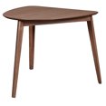 thumbnail image 1 of New Classic Furniture Oscar Triangular Tapered-Leg Veneer Top Corner Table, 1 of 7