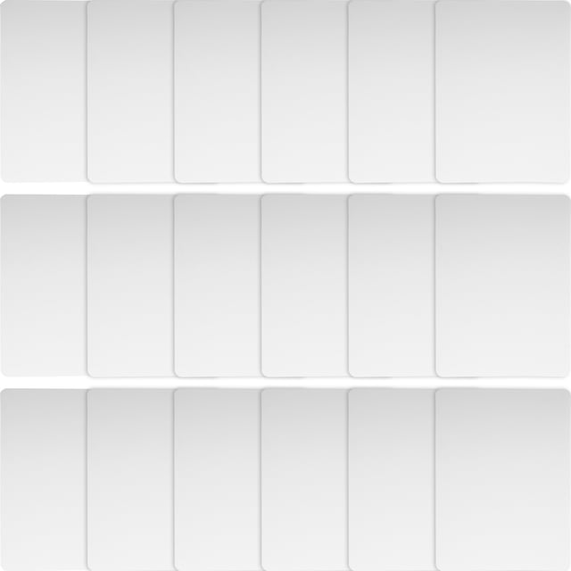 20pcs Foldable Blank Card Multi-functional Folding Card Vintage Style Greeting Card Envelop Card