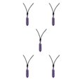 thumbnail image 1 of Transemion Handmade Clear Quartz Crystal Necklace Energy And Elegance Master StoneAdjustable Amethyst 5Set, 1 of 6