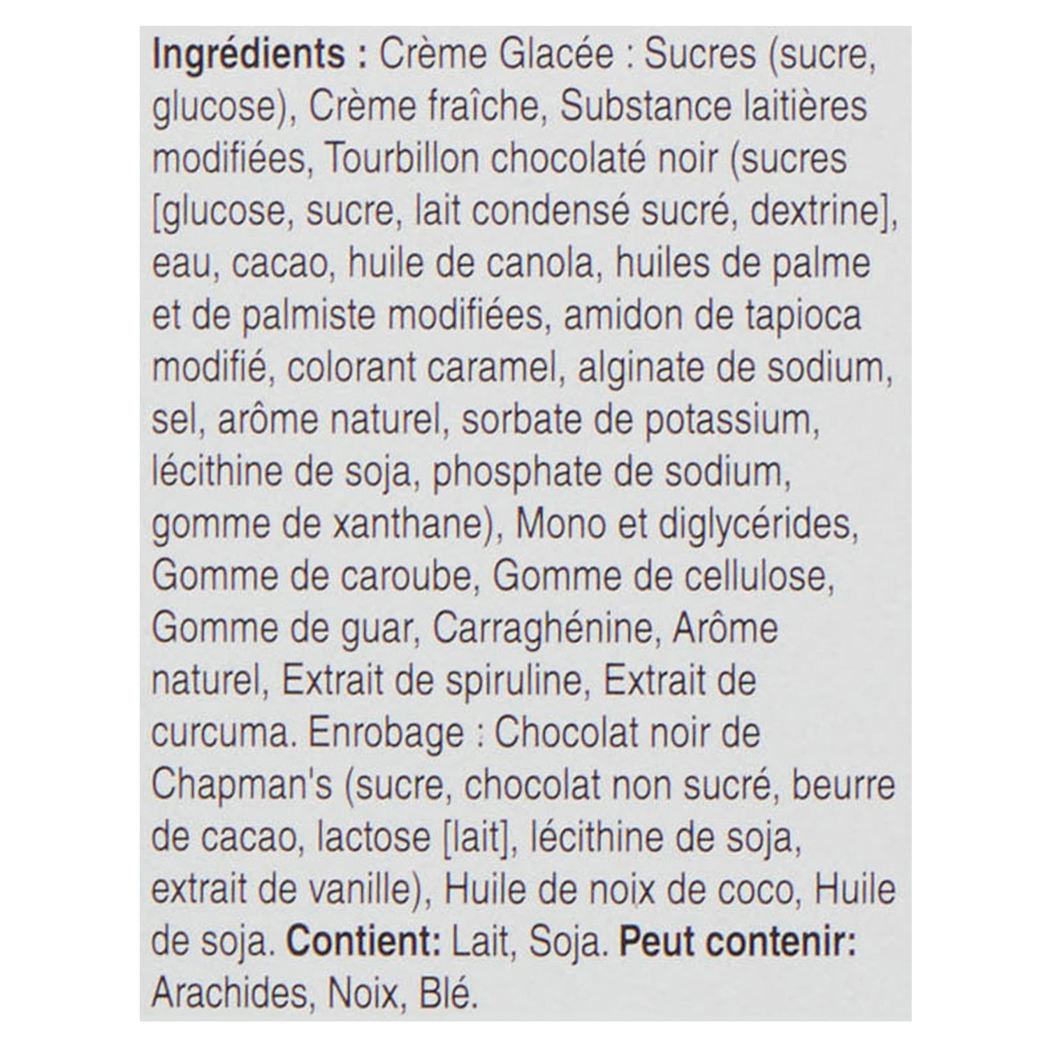 Chapman's Collection Canadienne Pistache & Chocolat Noir Barre de Crème Glacée dans une Boîte