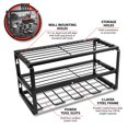 thumbnail image 5 of Performance Tool W7701 Power Tool Organizer Wall Mount - Hand Tool Storage Racks, Utility Racks, Drill Holder &amp; More - 3 Tier Sturdy Iron 16" Cordless Tool Organizers, 5 of 5