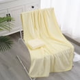 thumbnail image 1 of Meitianfacai Extra Large Bath Towel Set Of 2 Oversized Bath Sheet Super Soft Absorbent Bathroom Towel Set Microfiber Quick Dry Shower Towel For Hotel Bath Gym, Yellow, 1 of 6