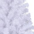 thumbnail image 5 of vidaXL Demi-Arbre de Noël Artificiel avec Support Blanc 180 cm PVC, 5 of 5