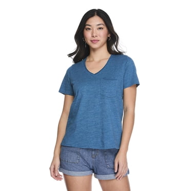 George Women's V-Neck Pocket T-Shirt