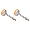 thumbnail image 2 of Heavy Duty Leveling Screw Leg, Carbon Steel Nuts M12 Thread Furniture Leveling Feet Yellow  For Mechanical Equipment For Factory, 2 of 8