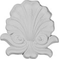 thumbnail image 1 of Ekena Millwork ONL04X04SH 4,88 in. W x 4,88 in. H Shell Center Onlay, 1 of 4