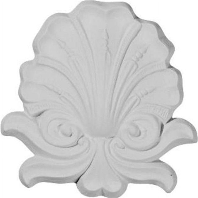 Ekena Millwork ONL04X04SH 4,88 in. W x 4,88 in. H Shell Center Onlay
