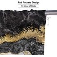 thumbnail image 3 of Marble and Gold Blackout Kitchen Curtains Tiers and Valances Set 3 Piece for Windows Abstract Texture Kitchen Window Curtains Set,Gold Glitter Marble Valances for Living Room(36" Tiers Set), 3 of 6