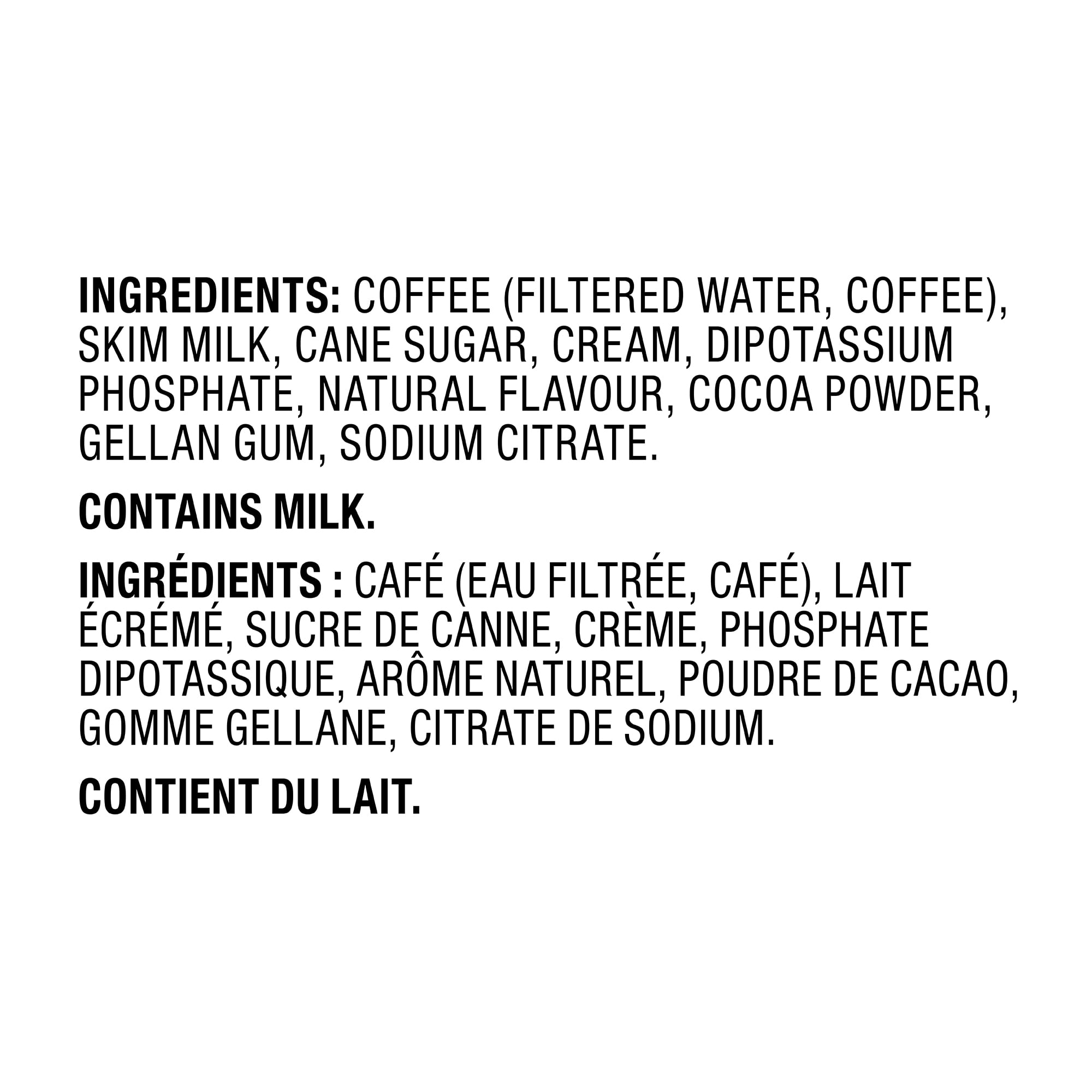International Delight Café Glacé, Moka