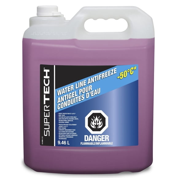 Supertech - Antigel pour conduites d'eau -50 °C