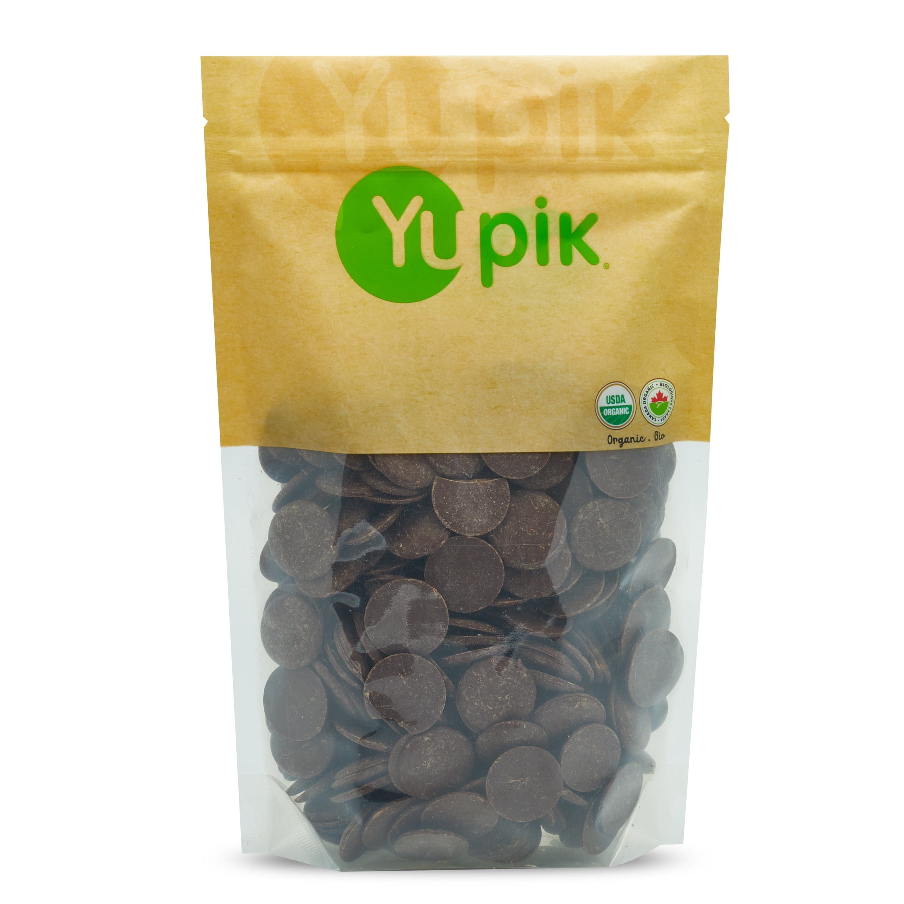 Yupik Organic Dark Chocolate Chips (70-Percent), 1Kg