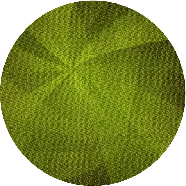 Ahgly Company Tapis d'Intérieur Ronds Transitionnels Lavables à la Machine, Vert Algue, 3 Pieds Rond
