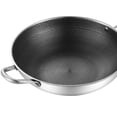 thumbnail image 4 of Stainless Steel Wok Stainless Steel Wok Pan  Stainless Steel Wok Wok Pan Kitchen Supplies Stainless Steel Wok Pan Double Sided  3 Layer Prevent Sticking Easy Cleaning Wok For, 4 of 4