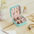 thumbnail image 1 of TopLLC Earring Ring Jewelry Display Storage Box Case Organizer Flannel Tray Holder Gift, 1 of 5