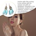 thumbnail image 1 of Feathers Earrings Long Drop Dangle Easy Matching Multicolor Classical Comfortable Modern Style Ear Pendants for Women Jewelry light blue, 1 of 6