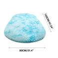thumbnail image 3 of Hxlamzoo Fluffy Oval Area Rug, Soft Tie Dye Rug, Shaggy Colorful Rug, for Bedroom, Living Room, Teen Dorm, Baby Nursery, 11 Colors & 3 Sizes, 3 of 6