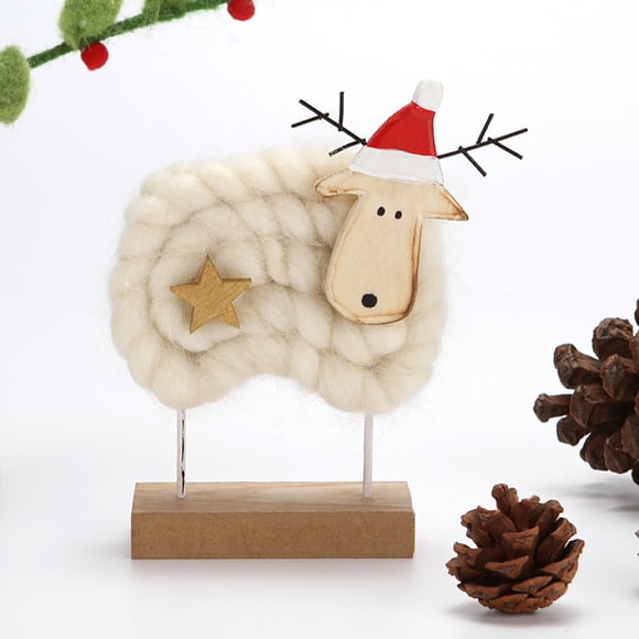 KTTECTOA Christmas Wool White Lamb Decoration Gift Box Christmas Old Man Snowman Decoration Clearance Girl Toys Canada Days Games Girl Toys