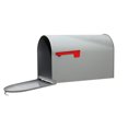 thumbnail image 4 of Gibraltar Stanley (ST200000) Post Mount Jumbo Mailbox, Galvanized Steel - Silver Gray, 4 of 9