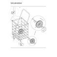 thumbnail image 3 of MAINSTAYS 4 Wheel Shopping Cart with Bag, 3 of 3