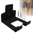 thumbnail image 2 of Garage Organizer Trimmer Rack,Wall Mounted Storage Rack,Metal Utility Racks,Garden Tools Holder,Heavy-Duty Tool Hanger for Grass Trimmer,Hedge Trimmer, Weed Wacker and Garden Power Tools,Black, 2 of 9