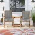 thumbnail image 3 of Outdoor Rocking Chair Cushions High Back Patio Seat Cushions with Ties Water-Repellent Fade-Resistant All Weather Patio Furniture Cushions for Garden Porch Dining Decor, 3 of 3